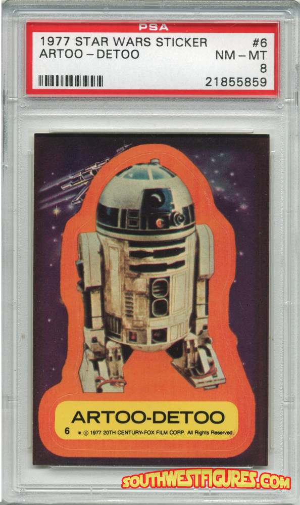 1977 Star Wars Stickers Artoo-Detoo Chewbacca Ben See-Threepio Lot of 7 