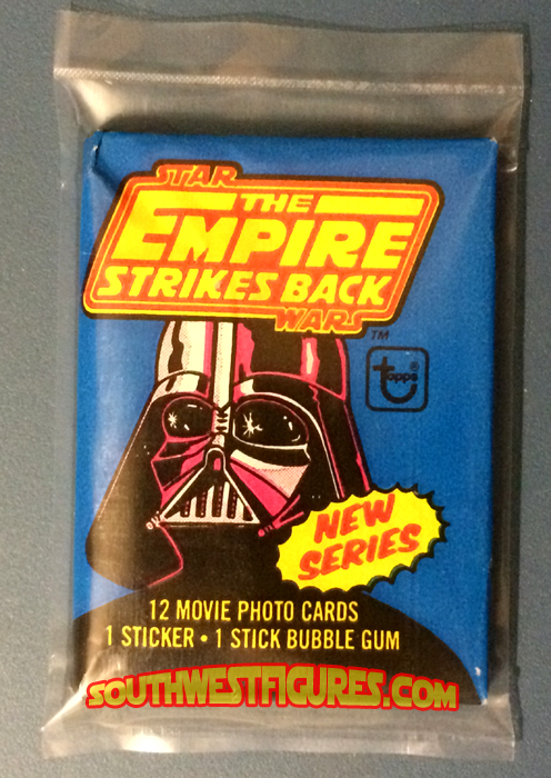 Unopened Wax Pack Vintage Nostalgia Darth Vader Sci Fi Nerd Gift Star Wars The Empire Strikes Back Trading Cards 1980 Topps Movie