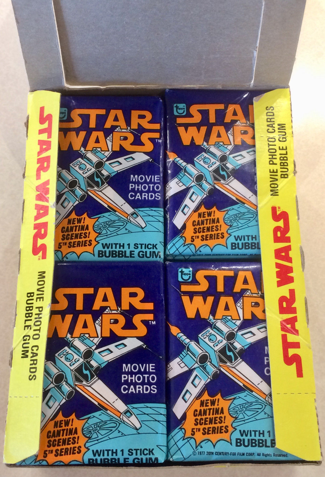 star wars collector cards 1977 value