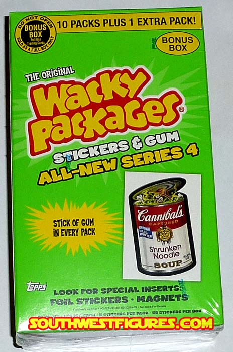 Booster Box All-New Series 4 Stickers & Gum 1x  Wacky Packages 2006 Edition 