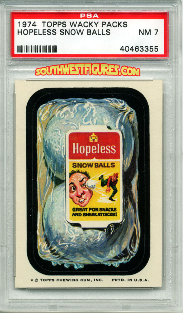 Details about   1973 Topps Wacky Packages Beanball Puzzle Bottom Left 3rd Series PSA 9 MINT Card 